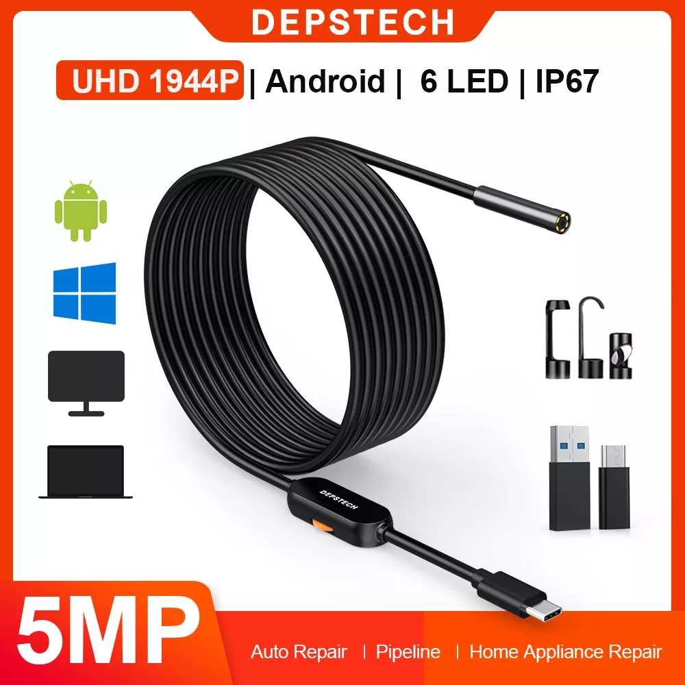 DEPSTECH-미니 자동차 내시경 카메라 프로브, 5.5/8.5mm c타입 마이크로 USB 비디오 내시경 카메라 안드로이드 모바일 스마트폰 PC title=DEPSTECH-미니 자동차 내시경 카메라 프로브, 5.5/8.5mm c타입 마이크로 USB 비디오 내시경 카메라 안드로이드 모바일 스마트폰 PC 