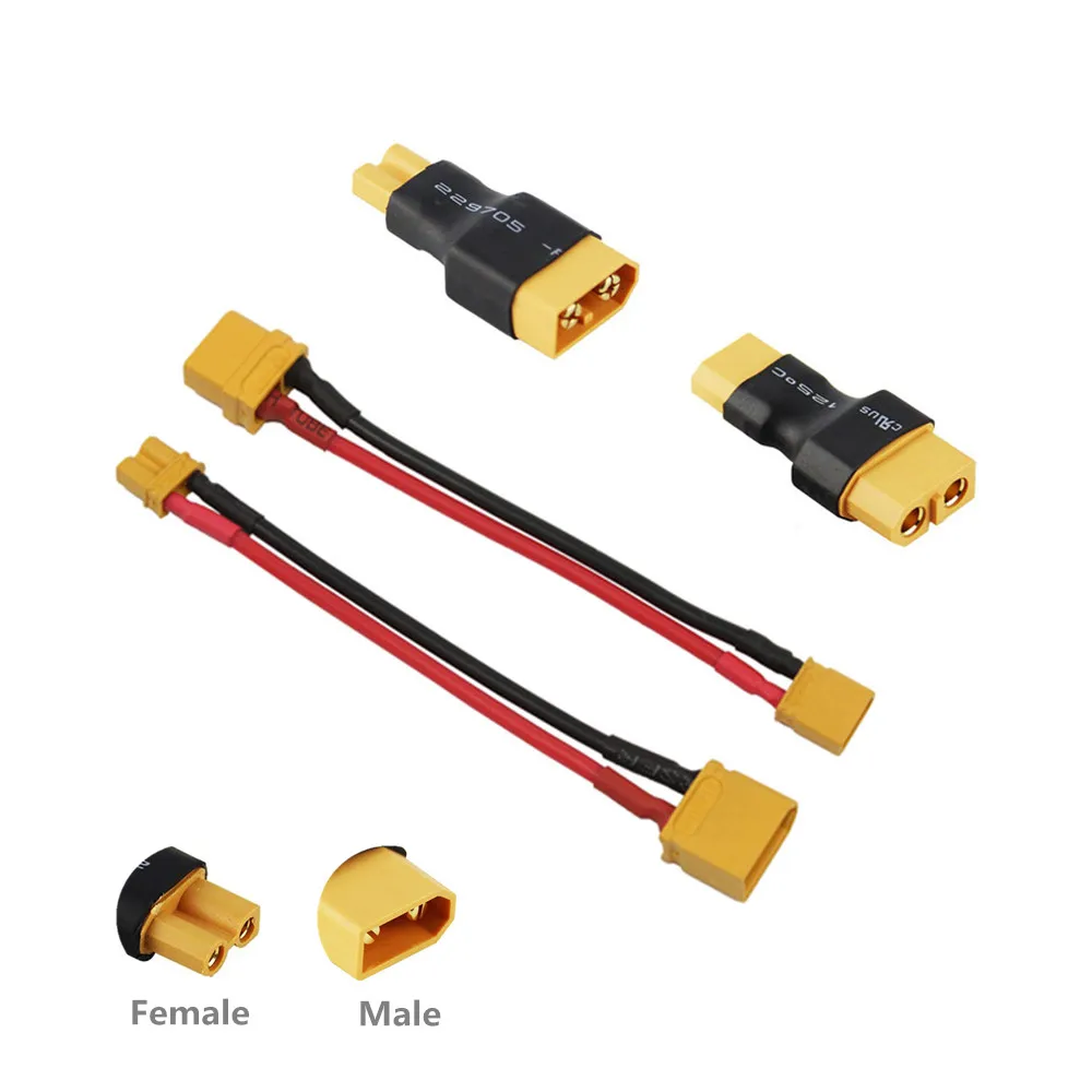 1pcs XT60 XT30 커넥터 어댑터 남성/여성 플러그 10CM 16AWG 실리콘 와이어 케이블 RC FPV Quadcopter CineLog35 무인 항공기 부품 title=1pcs XT60 XT30 커넥터 어댑터 남성/여성 플러그 10CM 16AWG 실리콘 와이어 케이블 RC FPV Quadcopter CineLog35 무인 항공기 부품 