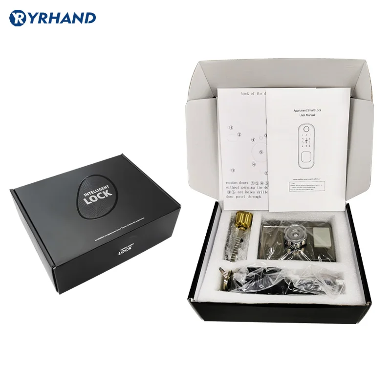 Tuya-스마트 잠금 방수 와이파이 지문 림, 스마트 카드 디지털 코드 전자 도어 잠금, 홈 보안 장붓구멍