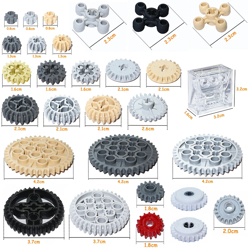 MOC 기술 부품 기어 벌크 브릭 조립 입자, DIY 하이테크 블록, 모든 브랜드 호환, 자동차 모델 액세서리 title=MOC 기술 부품 기어 벌크 브릭 조립 입자, DIY 하이테크 블록, 모든 브랜드 호환, 자동차 모델 액세서리 