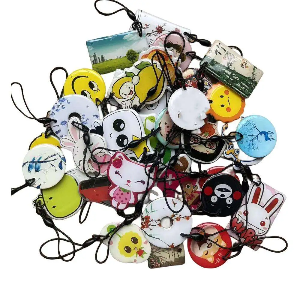 랜덤 패턴 복사기 토큰 태그 키체인용 RFID 키 포브, ID 재기록 가능 빈 데이터 카드, 125Khz, EM4305, T5577, 10, 20, 30, 50, 100 개 title=랜덤 패턴 복사기 토큰 태그 키체인용 RFID 키 포브, ID 재기록 가능 빈 데이터 카드, 125Khz, EM4305, T5577, 10, 20, 30, 50, 100 개