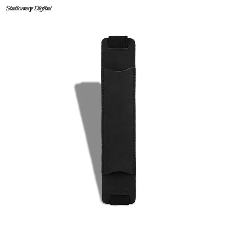 조절식 탄성 밴드 펜 홀더, PU 가죽 펜 슬리브 파우치, 탄성 노트북 펜 홀더, 분리형, 8-1.5 인치