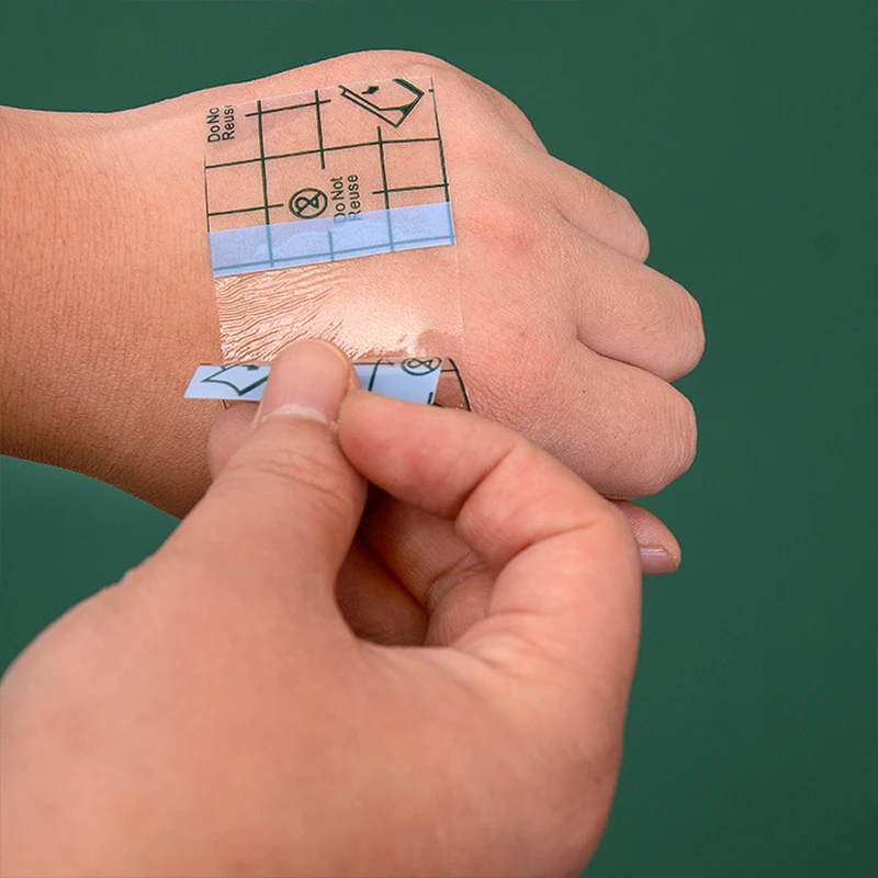 방수 문신 필름 애프터케어 보호 피부 치유 붕대, PU 테이프, 의료용 상처 드레싱, 의료용 접착 테이프