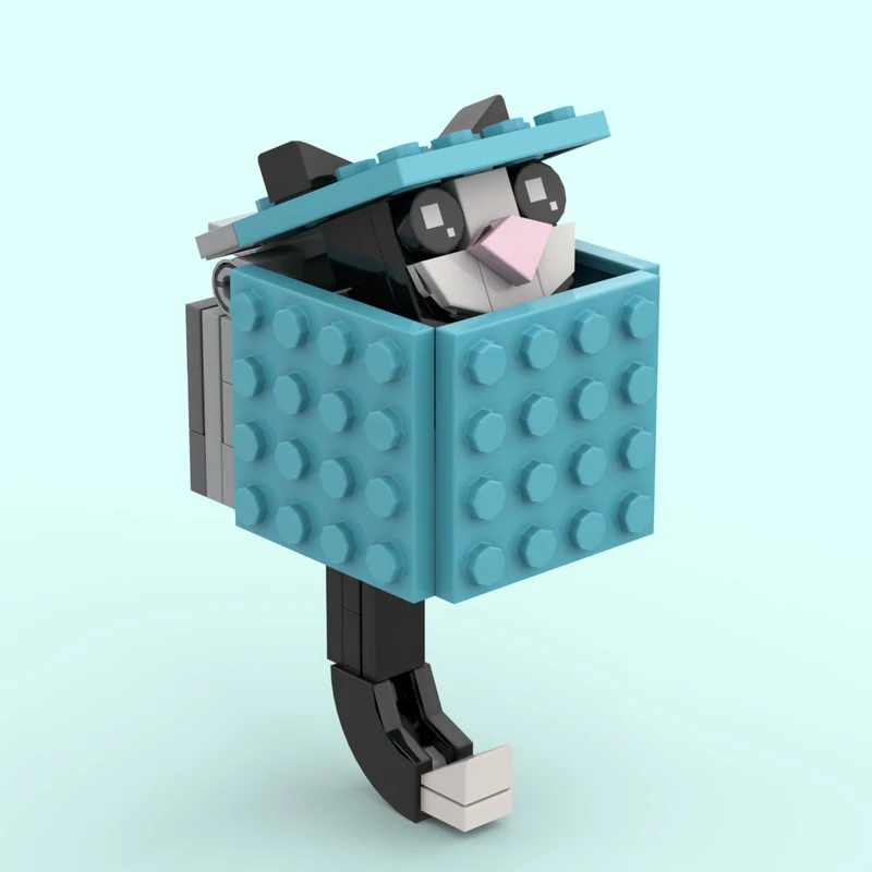 특이한 키티 빌딩 블록 조립 모델 선물 건설 세트, 어린이 소녀 창의적인 장난감 벽돌, DIY 키홀더