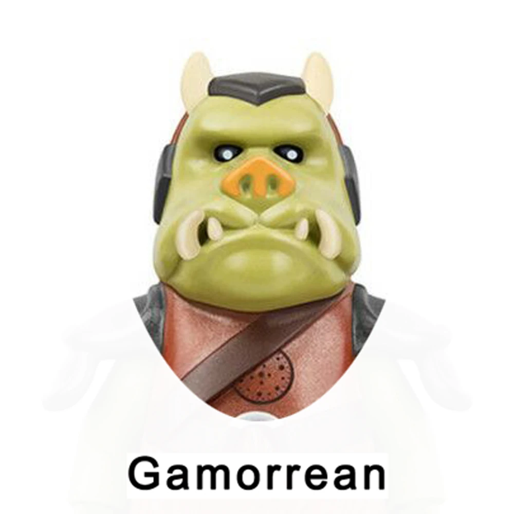 디즈니 투스켄 레이더 빌딩 블록, Jawas Rebel Troopers Leia Han Solo Ewoks Finn Starkiller Amidala Gamorrean 벽돌 피규어 장난감