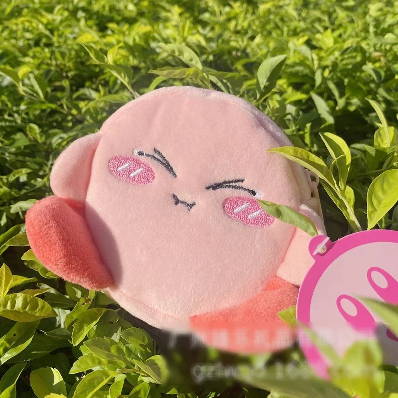 카와이 커비 봉제 동전 지갑, 만화 부드러운 박제 스타 커비 헤드폰 가방, 펜던트 지갑, 은행 카드 열쇠 가방, 소녀 선물, 4 가지 스타일