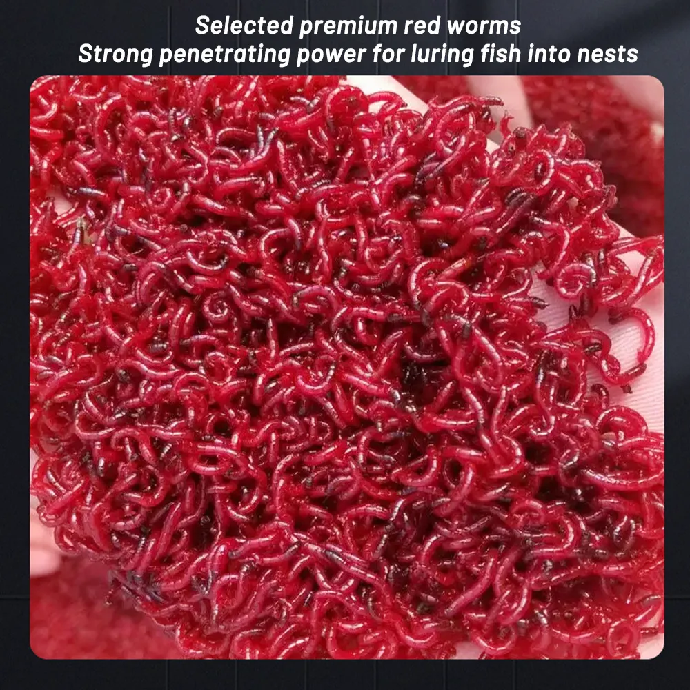 액체 혈액 벌레 풍미 미끼 첨가제, 농축 빨간 벌레 액체 유인 장치, 배스, 대구, 잉어, 메기 낚시 액세서리, 60ml