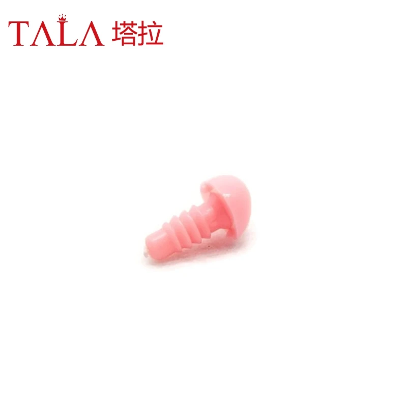 테디 베어 DIY 인형 액세서리용 핑크 안전 삼각형 코, 4.5mm, 6mm, 7mm, 8mm, 9mm, 10mm, 12mm, 15mm, 18mm