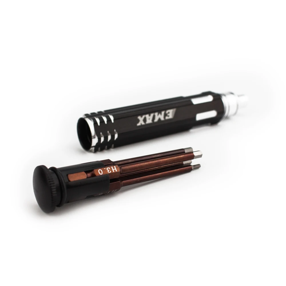 선물 4 In 1 Emax 육각 소켓 스크루 드라이버 세트 알렌 드라이버 H1.5 H2.0 2.5 H3.0mm 모델링 RC 비행기 FPV 드론 용 도구 만들기