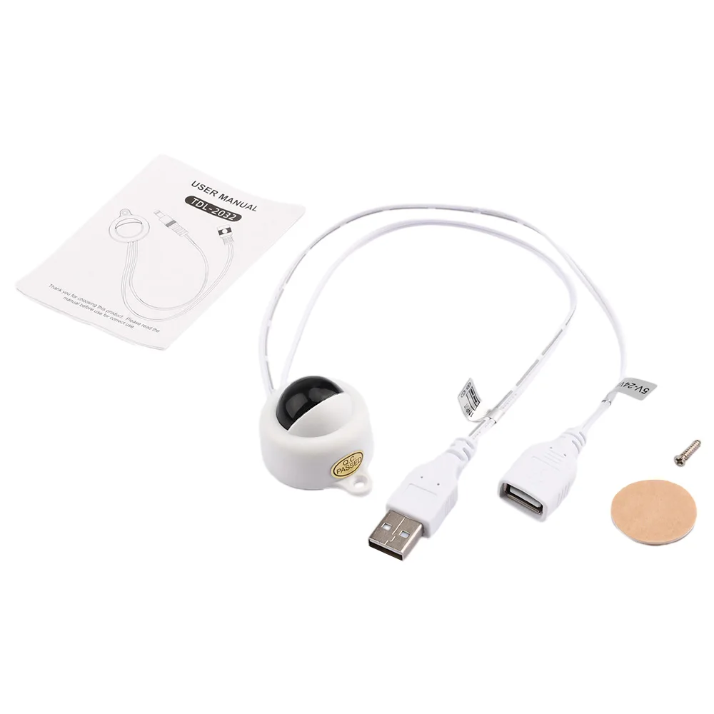 USB 바디 적외선 PIR 모션 센서 스위치, 인체 모션 센서 감지기, LED 조명용 DC 스위치