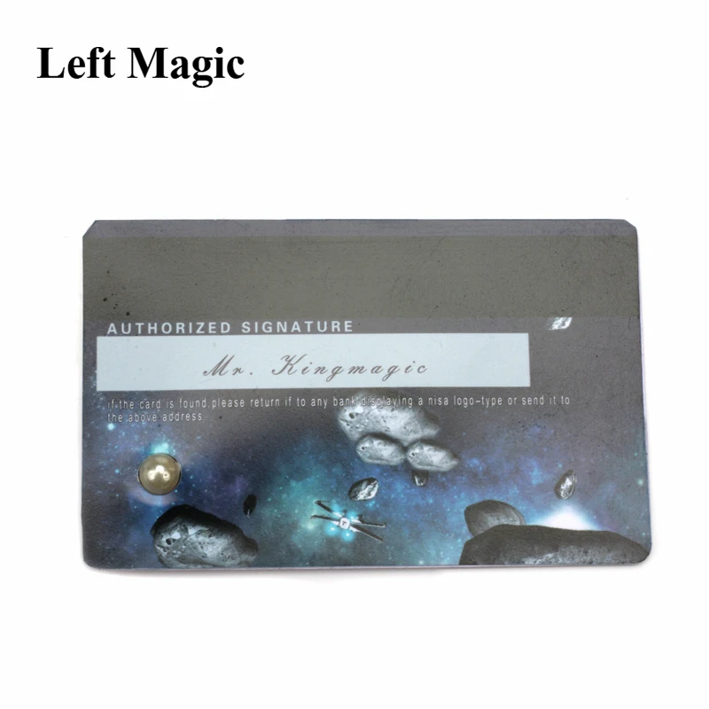 신용 카드 플로팅 담배 마술 트릭, 신용 카드 클로즈업 무대 소품, 마술사 마술 전문 착시