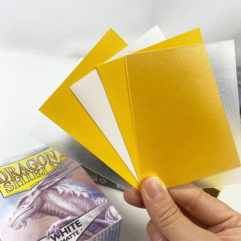매트 카드 슬리브 드래곤 쉴드 카드 커버, 매직 PKM, 스타 리얼 보드 게임용 카드 보호대, 박스 당 100 개, 66x91cm