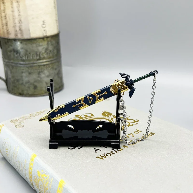 12cm 마스터 소드 링크 LoZ 게임 상품 금속 무기 모델 키 체인 홈 장식 컬렉션 공예 장난감 소년 액세서리 Dropshipping 도매 뜨거운 판매 선물 새로운 도착 선물 무료 배송 홈 장식 장식 공예 키 체인 컬렉션 1:6 인형 장비 액세서리 장난감 남자 소년 아이 복고풍 복제 미니어처