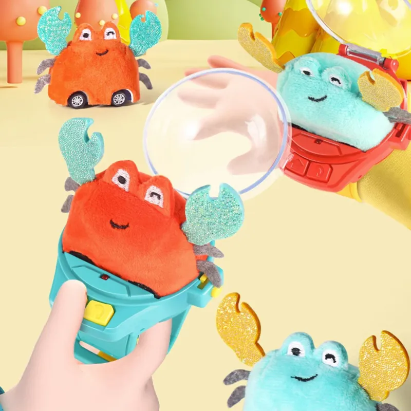 어린이용 RC 자동차 미니 시계 장난감, LED 조명, 2.4GHz, 토끼 게 레이싱 완구, RC카, 소녀 소년 생일 선물