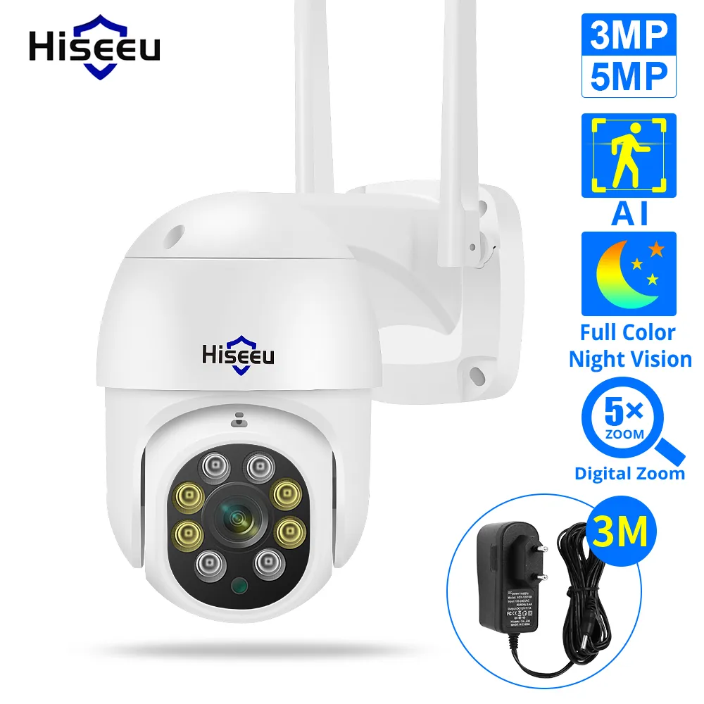 Hiseeu 야외 와이파이 IP 카메라, 양방향 오디오, CCTV 보안, 스마트 비디오 감시 카메라, iCsee P2P, 8MP, 4K, PTZ, 1080P, 3MP, 5MP title=Hiseeu 야외 와이파이 IP 카메라, 양방향 오디오, CCTV 보안, 스마트 비디오 감시 카메라, iCsee P2P, 8MP, 4K, PTZ, 1080P, 3MP, 5MP 