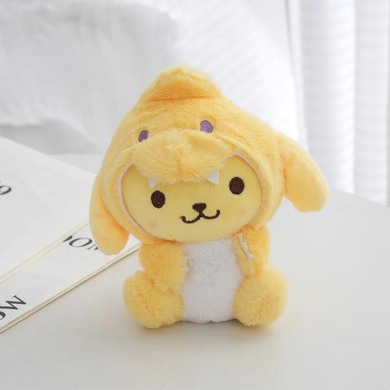 산리오 귀여운 애니메이션 봉제 인형, 쿠로미 시나모롤, 헬로 키티, 마이 멜로디, 부드러운 인형, 여아 크리스마스 선물, 12cm
