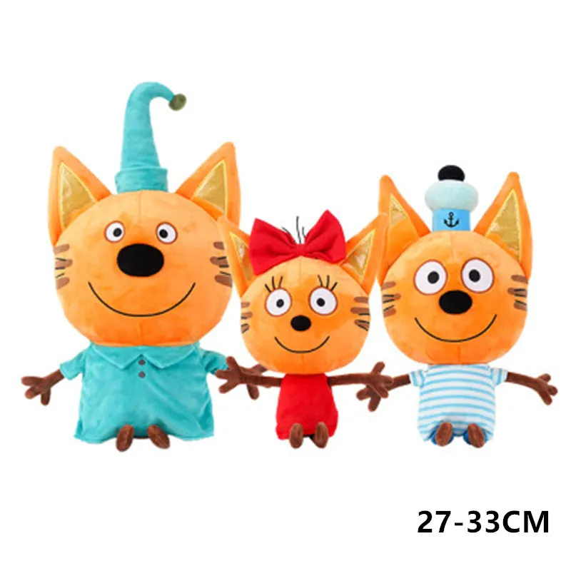 정품 kid e cats 러시아어 Три нота 내 가족 세 행복한 고양이 봉제 인형 쿠키 캔디 푸딩 Anime Cat Doll Toy Kawaii Gift title=정품 kid e cats 러시아어 Три нота 내 가족 세 행복한 고양이 봉제 인형 쿠키 캔디 푸딩 Anime Cat Doll Toy Kawaii Gift 