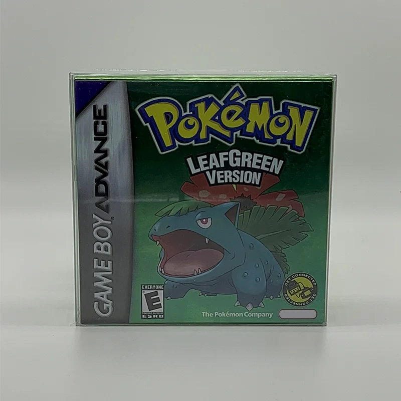 포켓몬 시리즈 에메랄드 파이어 레드 리프 그린 루비 사파이어, GBA 게임 박스, 32 비트 비디오 게임 카트리지용, 5 가지 버전, 매뉴얼 없음