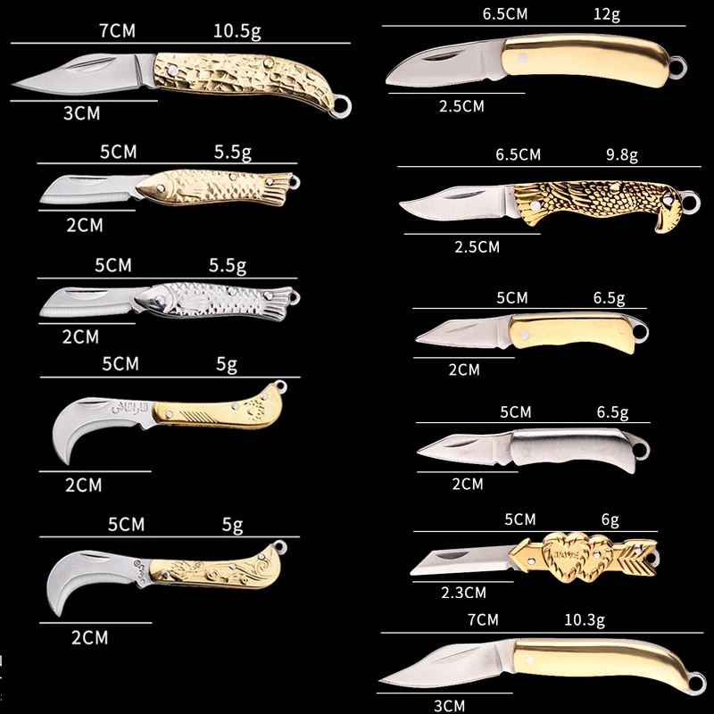 소형 포켓 접이식 칼, 다용도 칼, 휴대용 호신용 열쇠고리, 공예 포장 상자, 종이 봉투 커터