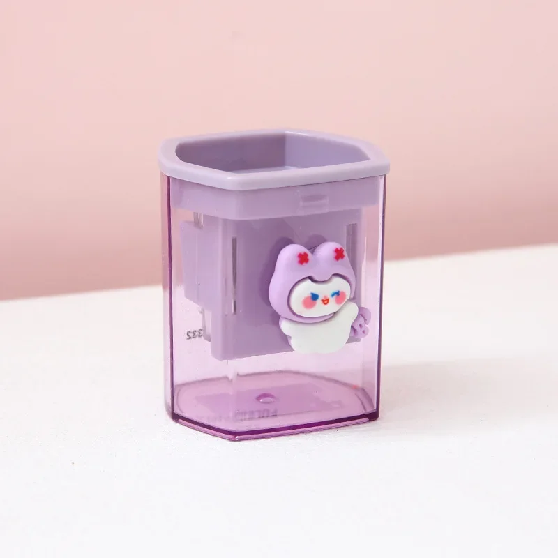 시나모롤 쿠로미 연필 깎이, 애니메이션 산리오 헬로 키티, 휴대용 연필 깎이, 작은 어린이 간단한 기본 문구