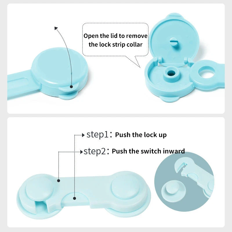 3/5Pcs 아기 내각 자물쇠 서랍 잠금 아동 안티 오프닝 냉장고 잠금 홈 아기 안티-핀치 안전 보호 버클