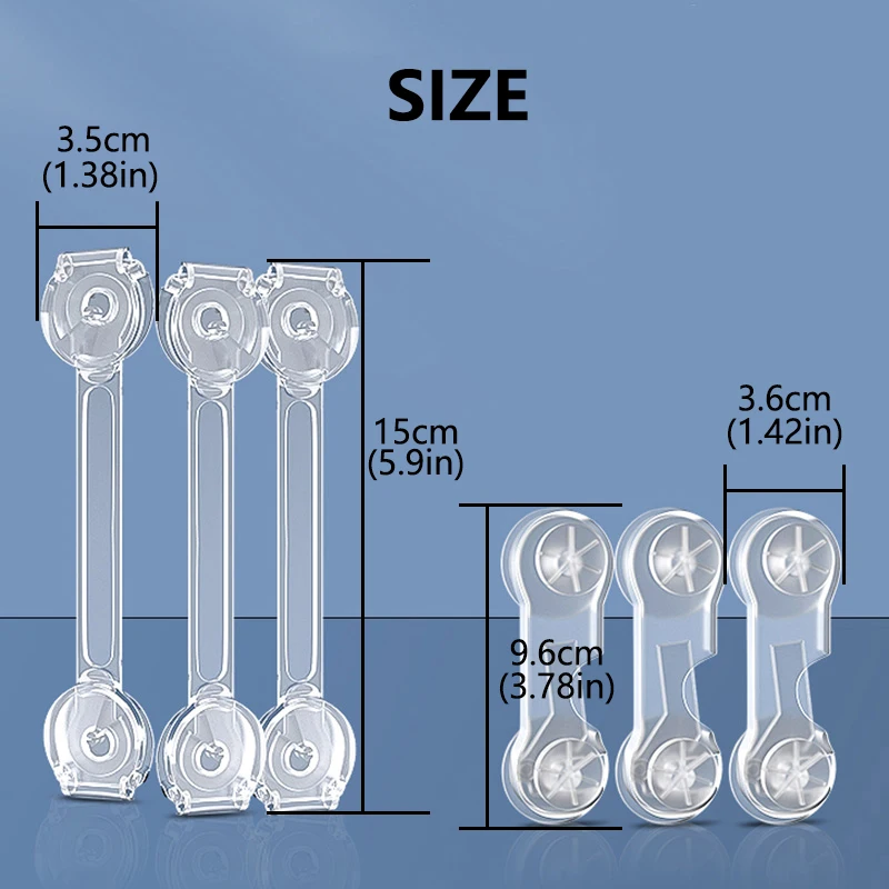3/5Pcs 아기 내각 자물쇠 서랍 잠금 아동 안티 오프닝 냉장고 잠금 홈 아기 안티-핀치 안전 보호 버클