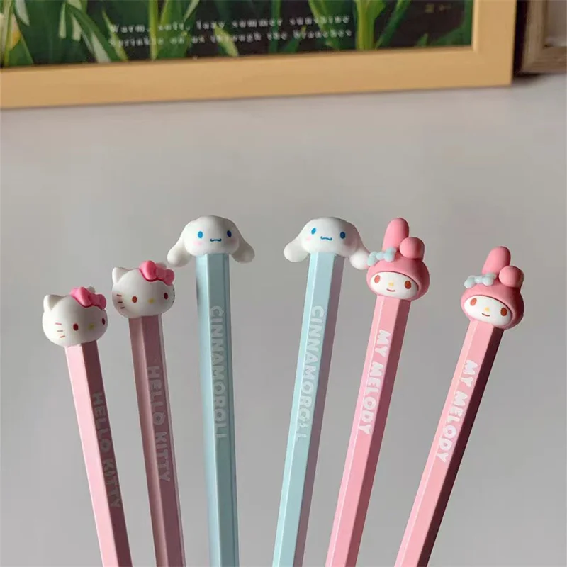 산리오 헬로 키티 마이 멜로디 시나모롤 합금 젓가락 식기 가정용 고온 애니메이션 카와이 크리에이티브, 2024 신제품