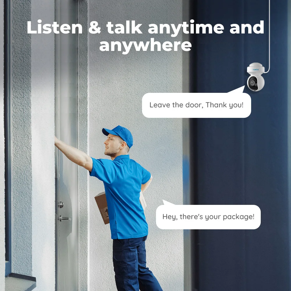 Reolink E 시리즈 와이파이 카메라, 4MP 베이비 모니터, 5MP 팬 틸트 IP 캠, 스마트 AI 감지, 4K 8MP 홈 비디오 감시 카메라, 3MP