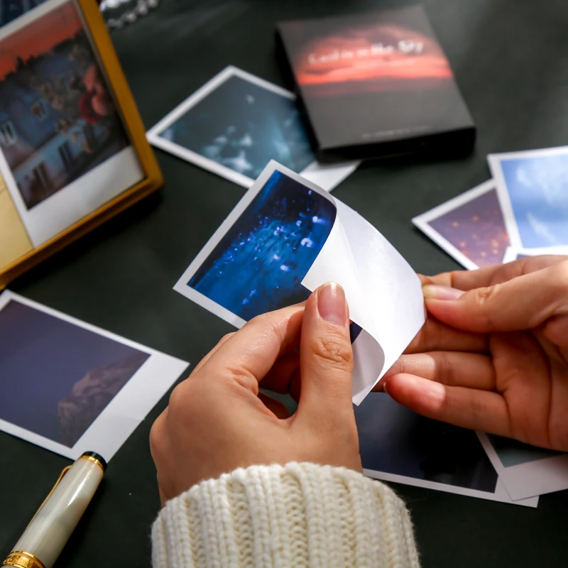 귀여운 책 꽃 문구 스티커, 풍경 여행 스티커, DIY 장식 접착제 스티커, 일기 학교 용품, 상자당 30 개