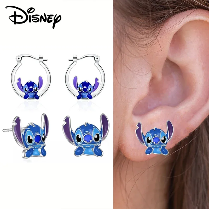 Disney Anime Lilo & Stitch Ear Pendants Kawaii Stitch Metal Earring Delicate Female Jewelry Accessories Woman Girl Gifts title=Disney Anime Lilo & Stitch Ear Pendants Kawaii Stitch Metal Earring Delicate Female Jewelry Accessories Woman Girl Gifts 