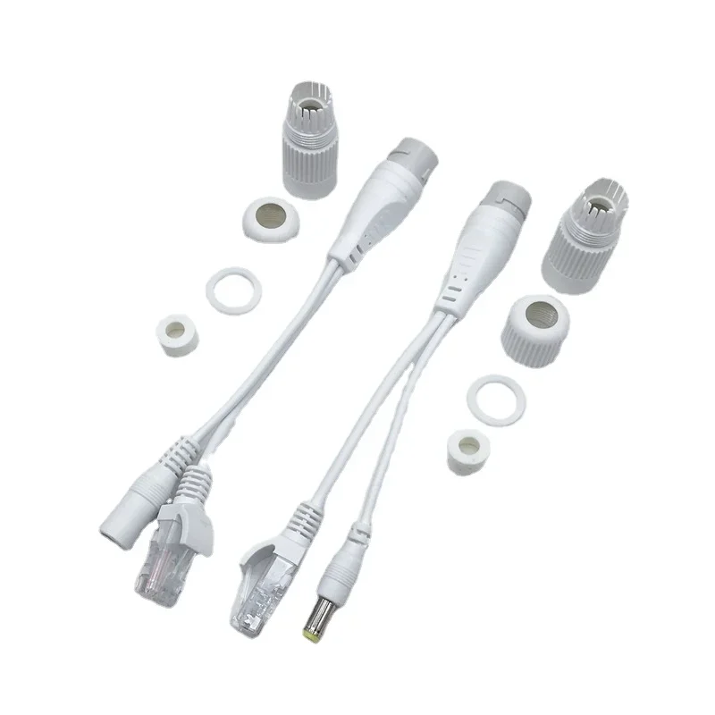 핫 POE 케이블 수동 전원 이더넷 어댑터 케이블 POE 분배기 인젝터 전원 공급 장치 모듈 12-48v IP 카메라 용