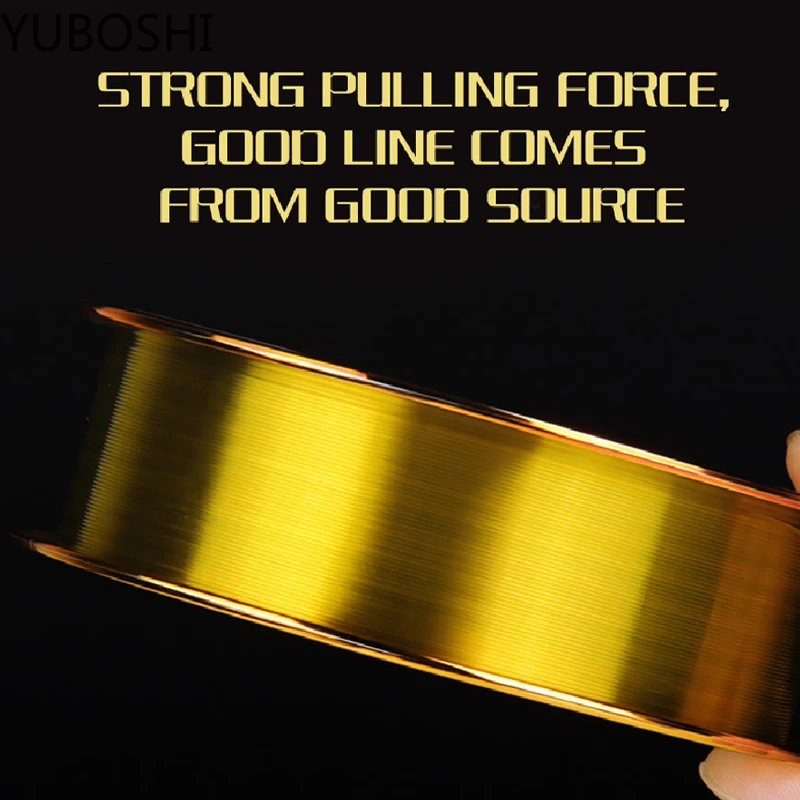 초강력 소프트 민물 배스 나일론 낚싯줄 0.1-0.5MM, 110M, 탄화플루오르 코팅 모노필라멘트 낚싯줄