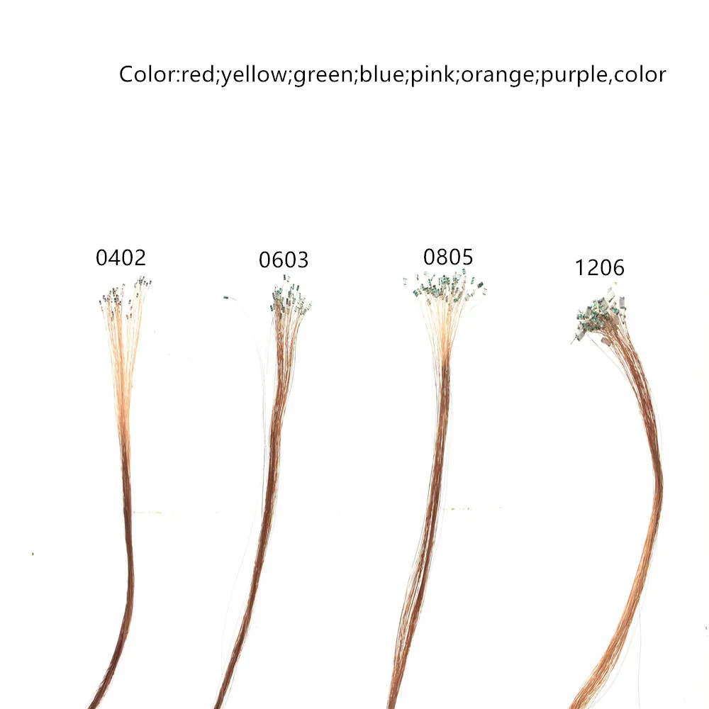 0201 0402 0603 0805 1206 SMD 트레인 HO N OO 스케일 사전 납땜 와이어, DIY 디오라마 모델, 0.08mm, 3V, 20cm