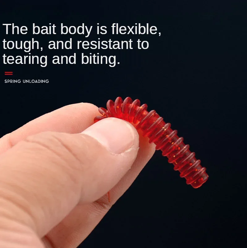 웜 소프트 낚시 미끼 지그 워블러, 새우 냄새 첨가제, 실리콘 인공 미끼, 배스 잉어 페스카 태클, 6cm, 1.3g, 10 개/로트