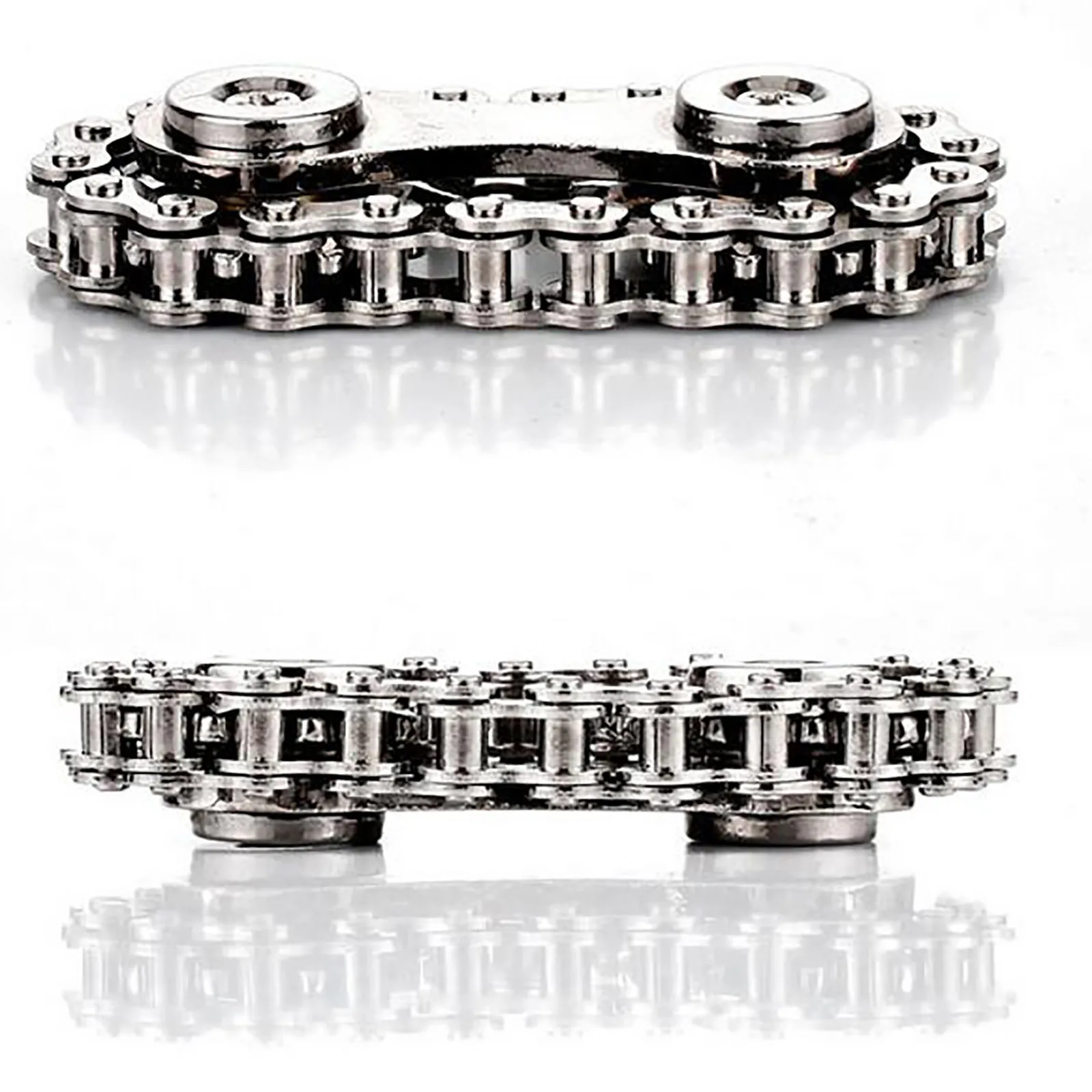 핑거팁 자이로 체인 플라이휠 스프로킷, 스테인레스 스틸 불안 완화, 감압 금속 장난감 기어 스프로킷, 로드 스피너