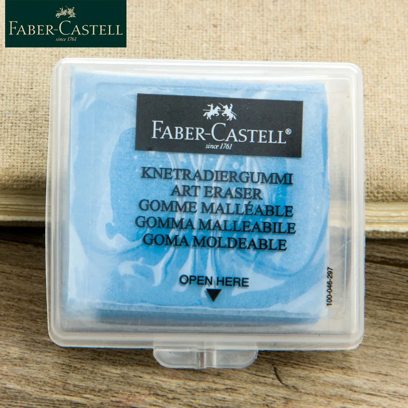 Faber-Castell 소프트 아트 지우개, 플라스틱 고무, 하이라이트 주무르기, 아트 피오팅 디자인, 스케치 지우개 문구