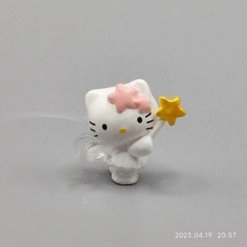 애니메이션 헬로 키티 귀여운 만화 미니 인형 전화 케이스, DIY 패치 소재 액세서리, 펜 헤드 장식 구멍 신발 장식, 신제품