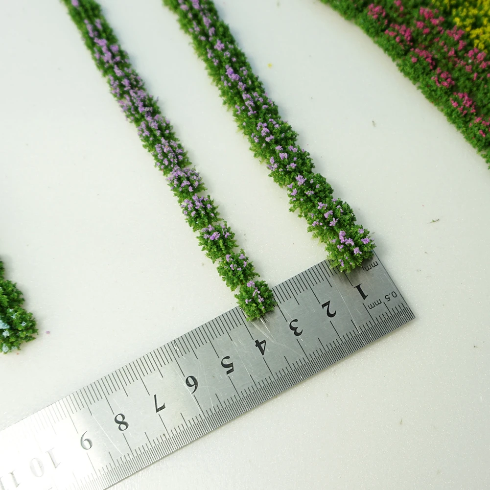 자체 접착식 정적 잔디 터프트 모델, 철도 전쟁 게임 풍경 철도 모델링, 디오라마 미니어처 건물 모래 테이블 모델