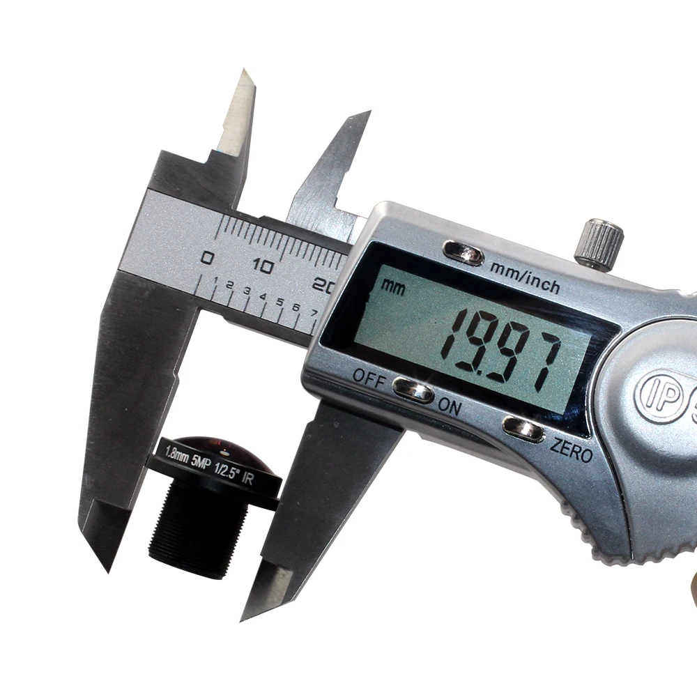 Witrue CCTV 렌즈, 감시 보안 카메라용, HD 5MP 어안 1.8mm, M12, 180 도 광시야각, F2.0, 1/2 인치