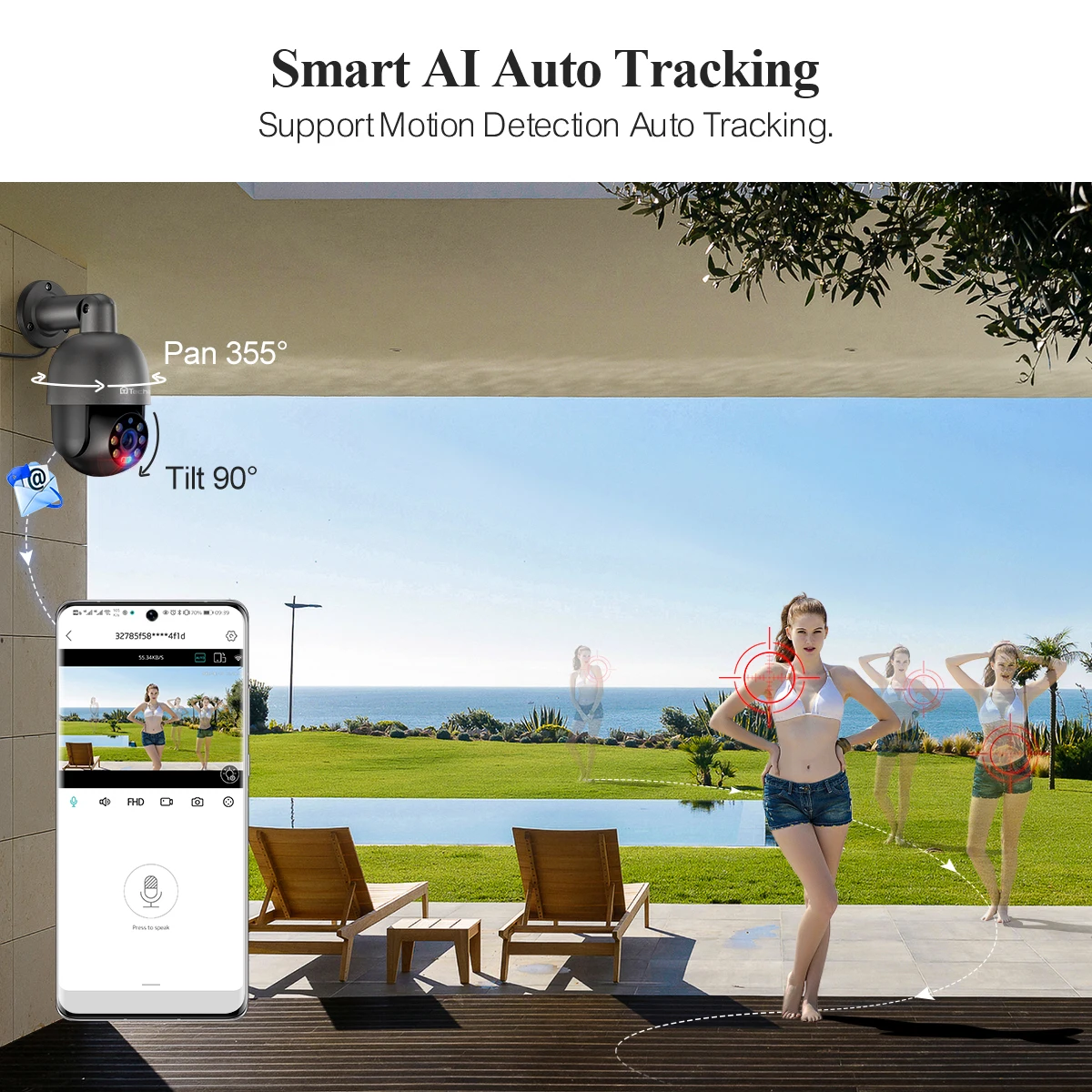 Techage 보안 POE IP 카메라, CCTV 감시, 4K 비디오 카메라, 야외 AI 인간 감지, 양방향 오디오, ONVIF, 5MP, 8MP, 4K PTZ