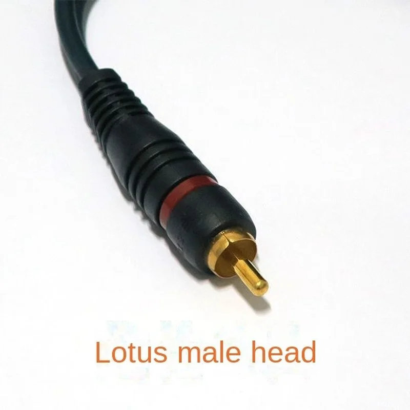 2 RCA 1 RCA 암-수-암 분배기 케이블, 오디오 분배기 분배기 변환기 스피커 골드 케이블