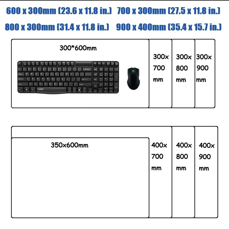 대형 PC 마우스 패드 일본 스타일 마우스 패드, 속도 바다 파도 데스크 매트, 게이머 마우스 패드 키보드 매트, 게임용 마우스 패드, 900x400mm