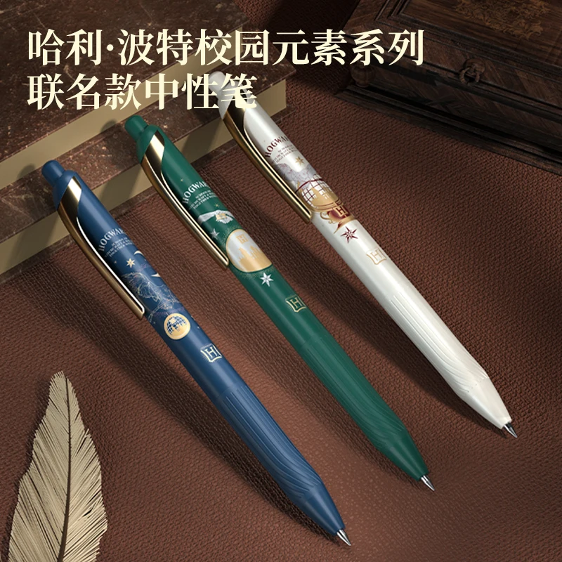 델리 해리포터 젤 펜, 빠른 건조 검정 잉크, 고품질 필기 서명 문구, 공부 사무용품, 3 개, 6 개, 9 개, 0.5mm