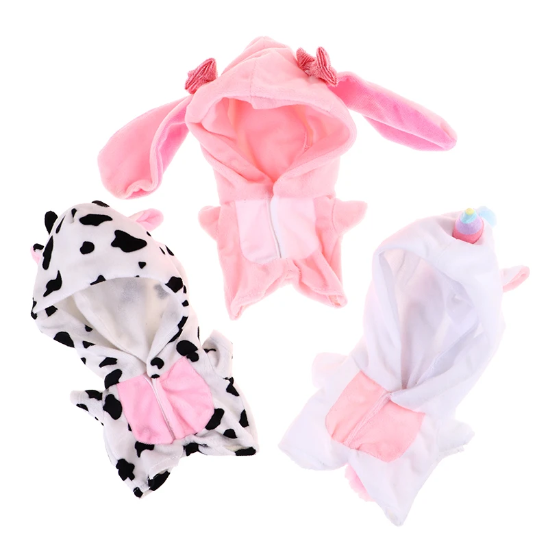 인형 옷 만화 봉제 공룡 전체 정장, 동물 부드러운 잠옷, 인형 액세서리, 드레스 업 게임, 어린이 장난감 선물, 20cm