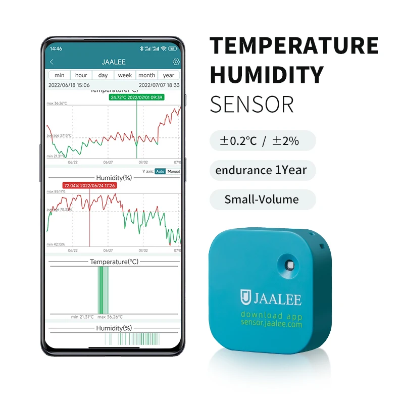 JAALEE JHT 방수 실내 및 실외 온도 습도 DewPoint VPD 스마트 센서 온도계 습도계 로거 수출 title=JAALEE JHT 방수 실내 및 실외 온도 습도 DewPoint VPD 스마트 센서 온도계 습도계 로거 수출 