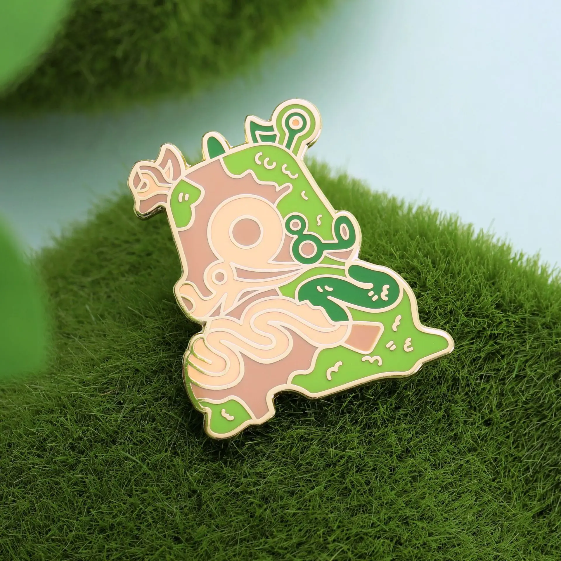 배낭 귀여운 게임 시리즈 러브 에나멜 핀 브로치, 여성용 라펠 핀, 코스프레 액세서리, 장난감 선물