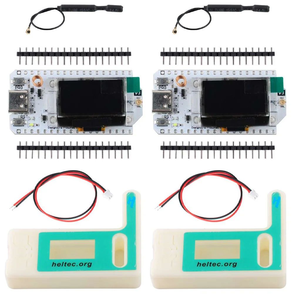 아두이노 IOT 스마트 홈용 개발 보드, LoRa32 V3, 868MHz, 915MHz, SX1262, 0.96 인치 OLED 디스플레이, ESP32 BT + 와이파이 로라 키트, 2 세트