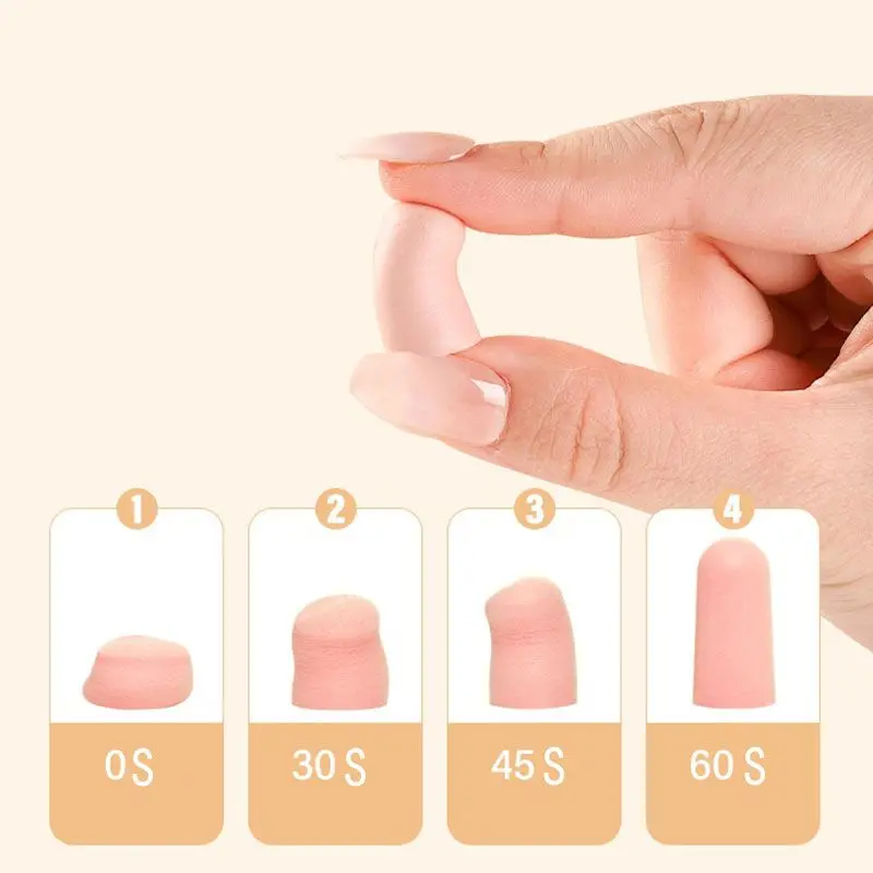 부드러운 스폰지 귀마개, 수면 여행용 수면 귀마개, 소음 감소 비율 35.5db, 방음, 24 개, 60 개, 120 개