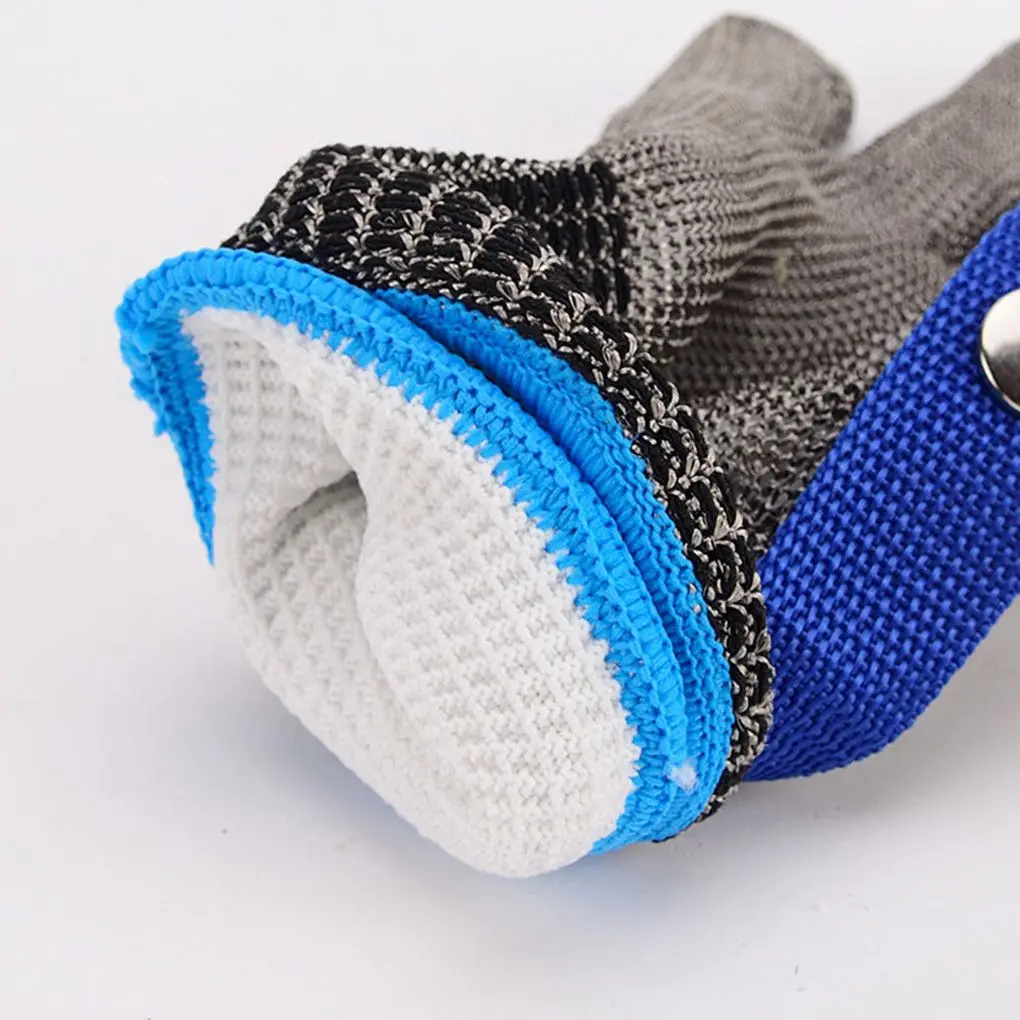 스테인레스 스틸 와이어 금속 메쉬 절단 방지 장갑, 안전 절단 방지 찔림 방지 장갑, 정육점 절단 방지 장갑