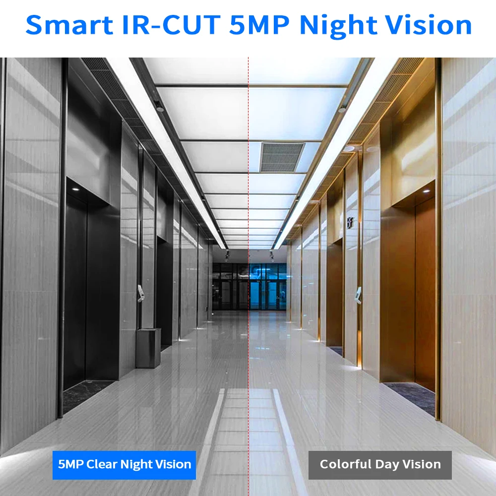 Hiseeu POE IP 보안 감시 카메라, 실내 홈 지붕, 돔 CCTV, ONVIF 오디오 녹음, 모션 감지, 5MP, 3MP, H.265 +